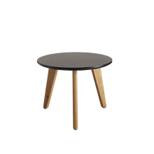 Nordic Table Ø45 - dizajnerska stranska mizica (black oak veneer)