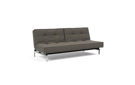 Splitback Chrome Sofa-Bed