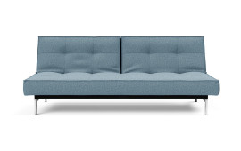 Splitback Chrome Sofa-Bed
