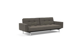 Splitback Chrome Sofa-Bed z Rokonasloni