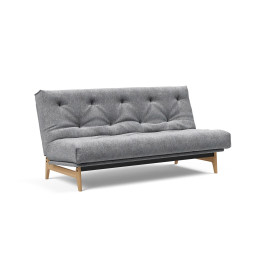 Aslak 140 Sofa Bed v tkanini 565 Twist Granite kot sodoben danski multifunkcijski kavč z ležiščem 140 x 200 cm
