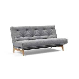 Aslak 140 Sofa Bed v tkanini 565 Twist Granite kot sodoben danski multifunkcijski kavč z ležiščem 140 x 200 cm