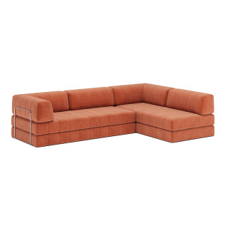 Innovation Cozy Pad C06 raztegljiv kavč – pogled spredaj