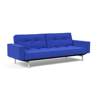 Splitback Chrome Sofa-Bed z Rokonasloni