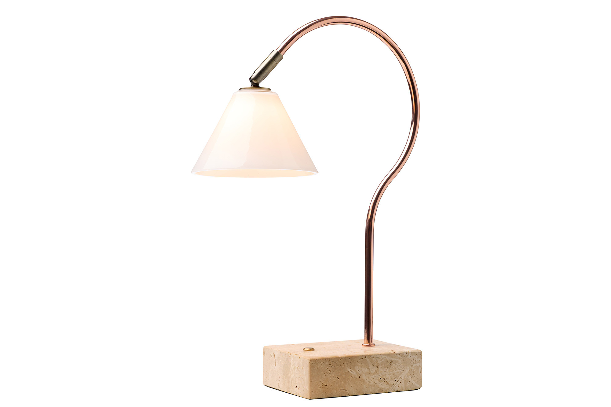 Question Table Lamp – Copper / Opal