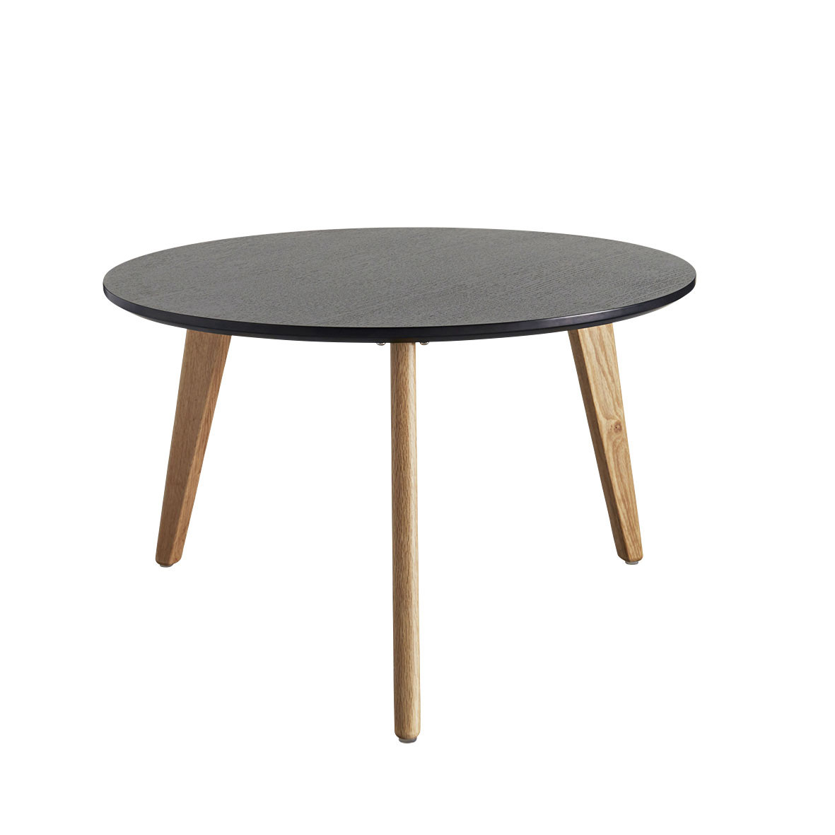 Nordic Table Ø70 - dizajnerska klubska miza (black oak veneer)
