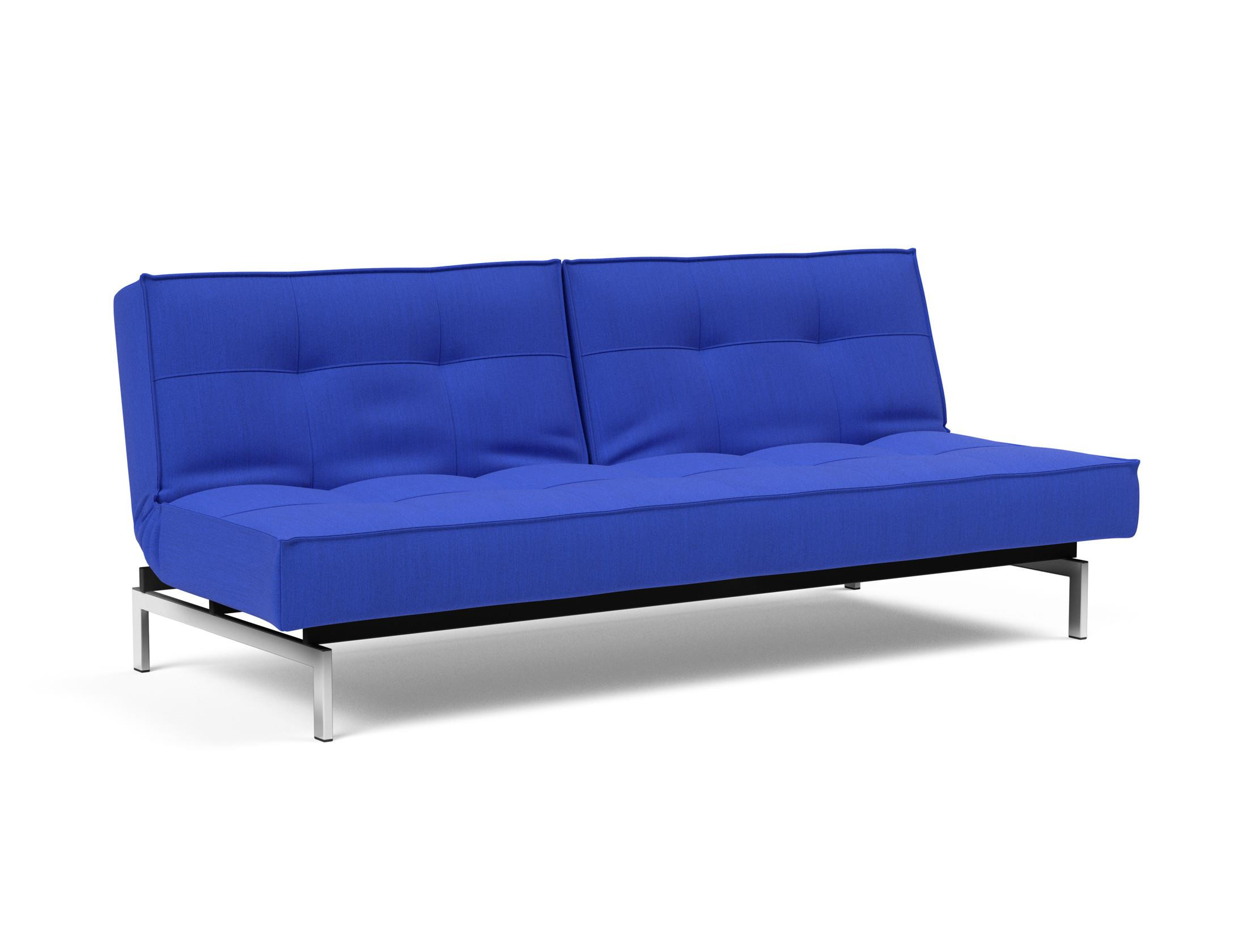 Splitback Chrome Sofa-Bed