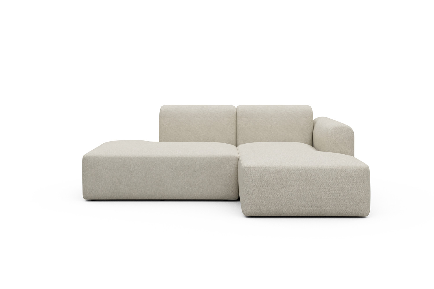 Rund E1-2 sedežna garnitura z ležalnikom, l=224cm