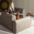 Rund Casual sedežna garnitura, tkanina 596