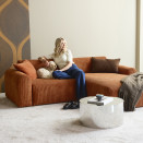 Rund Casual sedežna garnitura z ležalnikom, tkanina 595