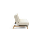 Eik Sofa Bed v tkanini 357, pokončen položaj, stranski pogled
