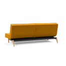 Eik Sofa Bed v tkanini 507, pokončen položaj, pogled od zadaj