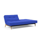 Eik Sofa Bed v tkanini 512, pokončen položaj, polovica naslona spuščena