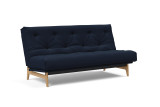 140 Sofa Bed v tkanini 528 Mixed Dance Blue z neodstranljivo Nordic Mattress prevleko