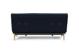 Aslak 140 Sofa Bed v tkanini 528 Mixed Dance Blue z odstranljivo Sharp Plus Cover prevleko