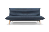 Aslak Quiltus Sofa Bed Soft Spring v tkanini 528 Mixed Dance Blue – modri danski raztegljiv kavč z mehko Quiltus prevleko