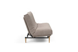 Colpus 140 Sofa Bed stranski pogled v tkanini 318 Cordufine Beige Nordic Cover