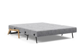 Cubed 160 Wood raztegnjen v posteljo 160 × 200 cm – udoben raztegljiv kavč za vsakodnevno spanje Innovation Living