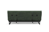Fraction 120 Sofa Bed v tkanini 281 Avella Pine zadnji pogled multifunkcijskega kavča
