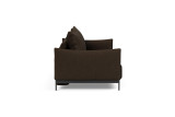 Malloy sofa bed 358 Taura Chocco pogled s strani