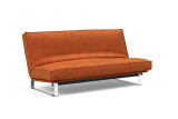 Innovation Living Minimum Sofa Bed v oranžni odstranljivi Sharp Plus Cover prevleki 412 Esina Rust Orange