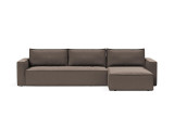 Newilla Lounger sofa bed kotna postavitev tkanina 530