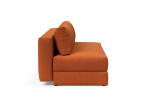 Osvald sofa bed v tkanini 412 – stranski pogled na kavč