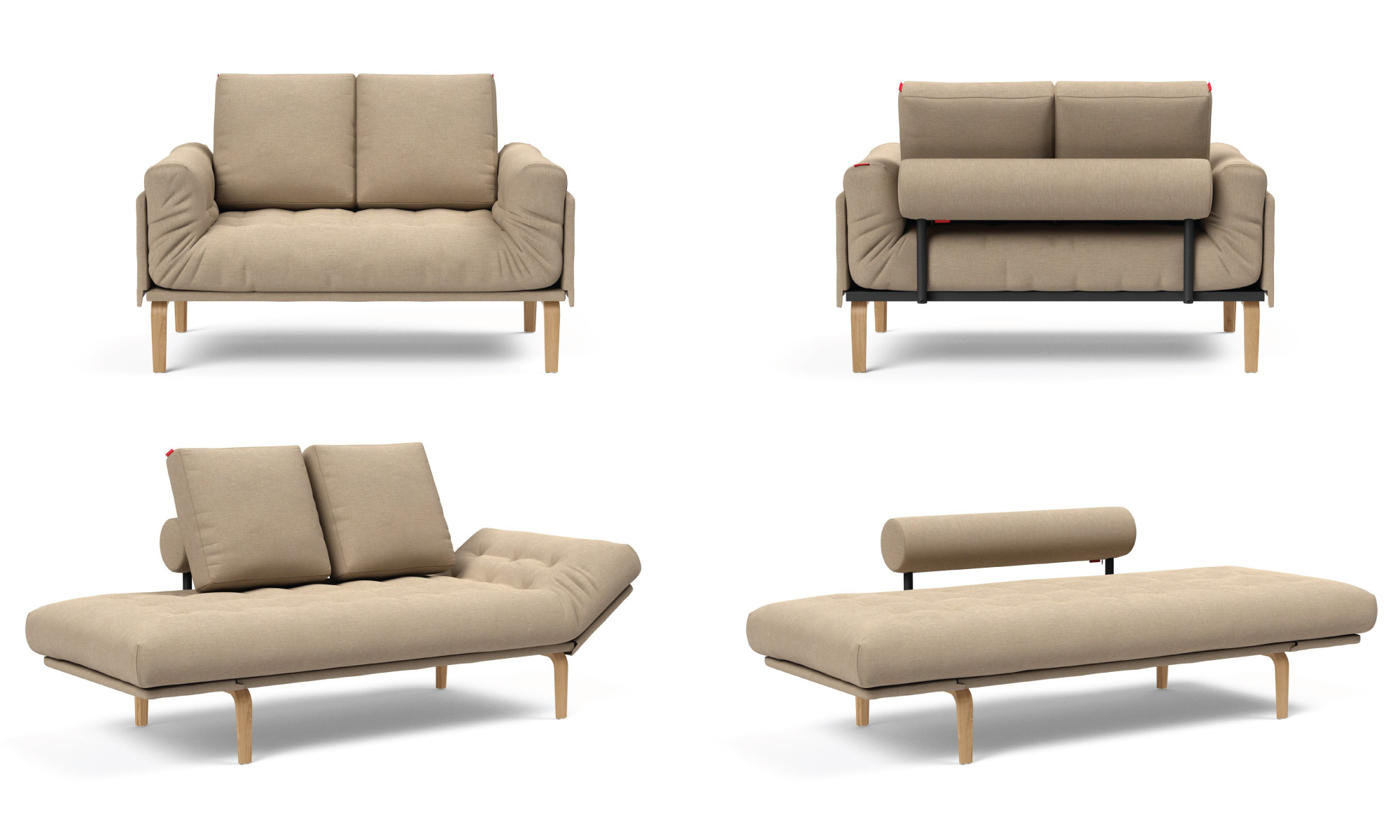 KLJUČNE ZNAČILNOSTI
✔ Izbira tkanine – na voljo v vseh tkaninah Innovation Living, dobava v 3-6 tednih ✔ Velikost ležišča: 80 x 200 cm – idealno za ene osebo ✔ Trdna in vzdržljiva kovinska konstrukcija za dolgo življenjsko dobo ✔ Izbira med 2 različnima stopnjama udobja: Classic in Spring✔ Izbira med 2 različnima prevlekama: Prevleka pritrjena na vzmetnico ali odstranljiva✔ Lesene, rahlo ukrivljene noge Bow✔ 5-letna garancija proizvajalca Innovation Living