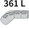 361x167cm, Leva