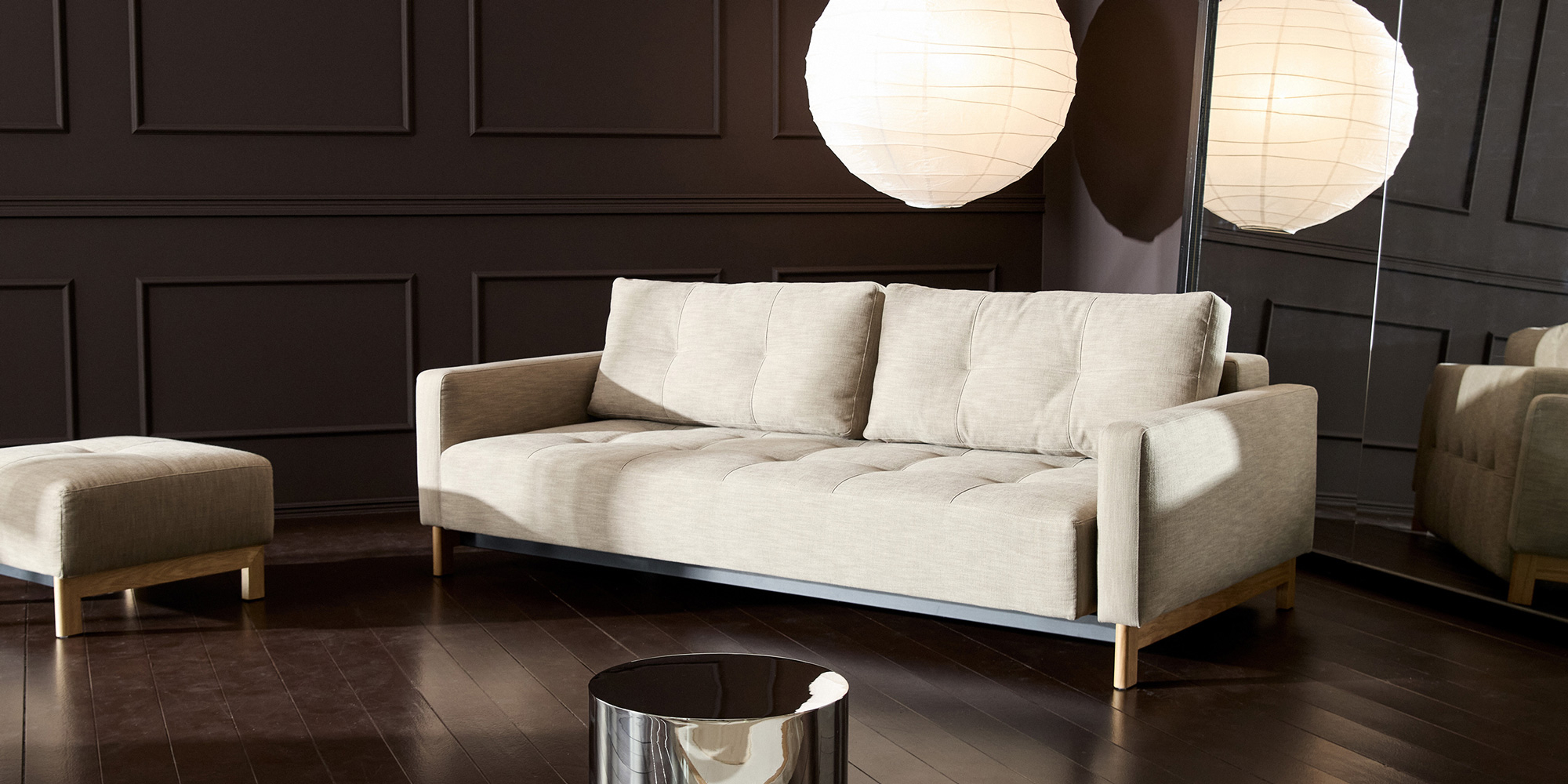 Raztegljiv kavč Pyxis Sofa Bed v tkanini 587
