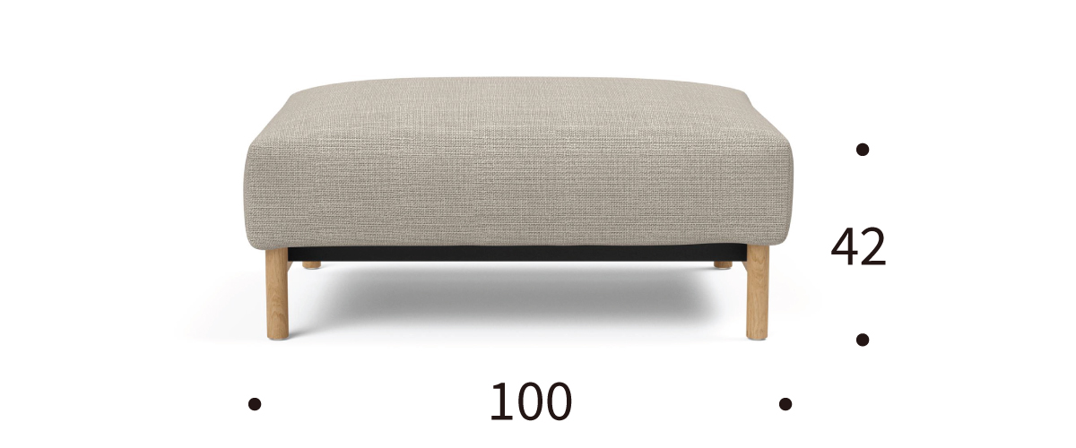 Malloy Wood tabure dimenzije: dolžina 100 cm in višina 42 cm