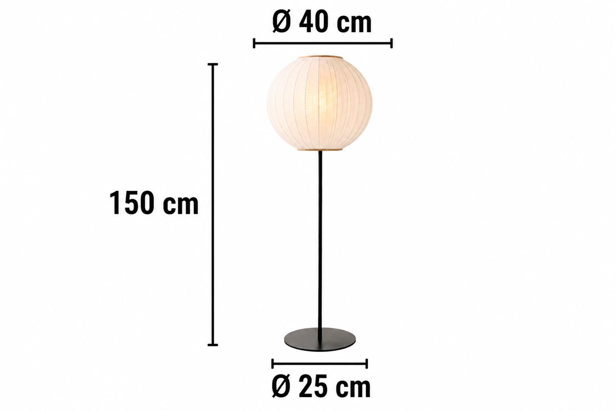 Dimenzije svetilke Balloon Floor Lamp Ø40