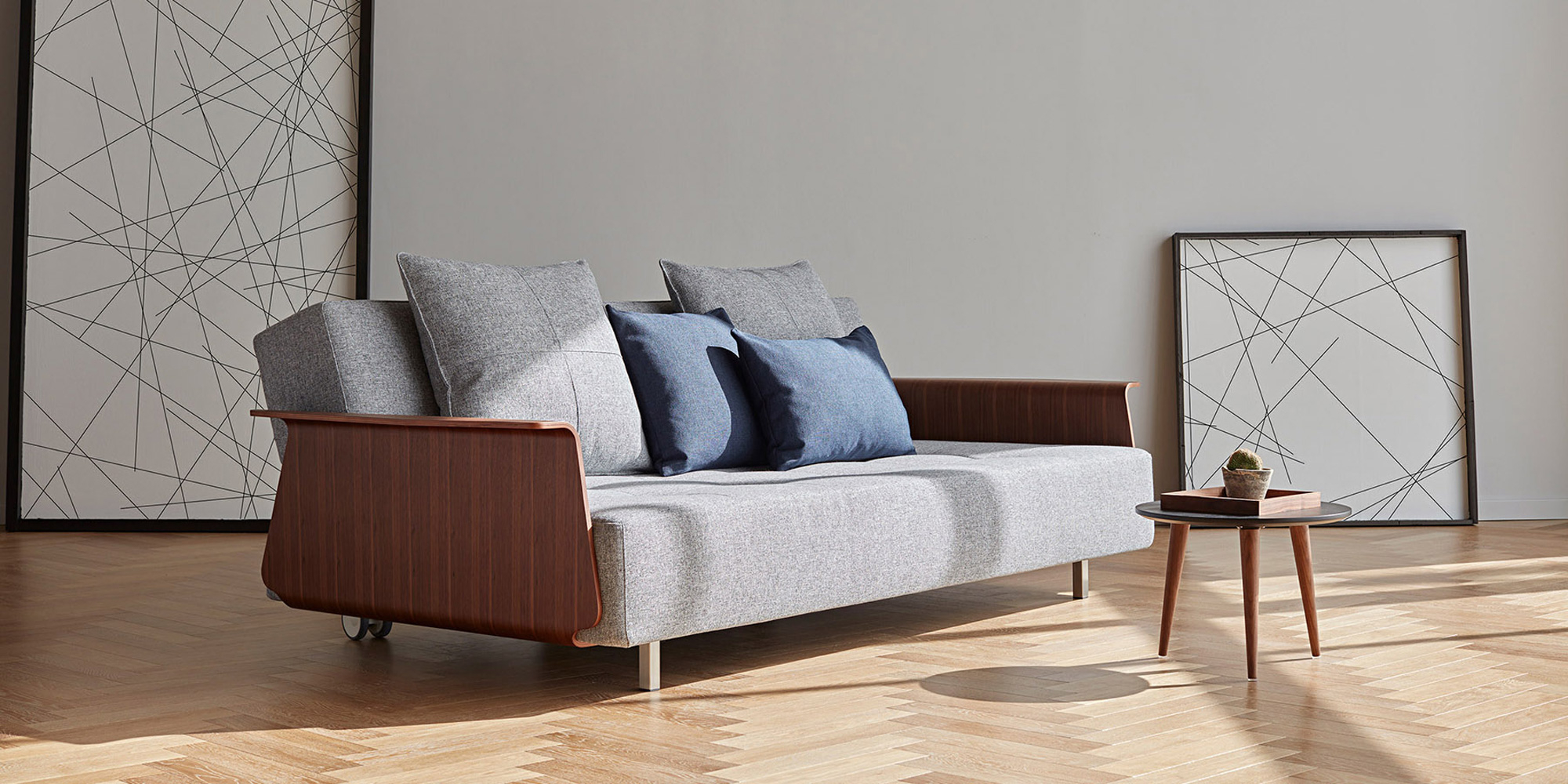 Raztegljiv kavč Long Horn Sofa Bed z rokonasloni