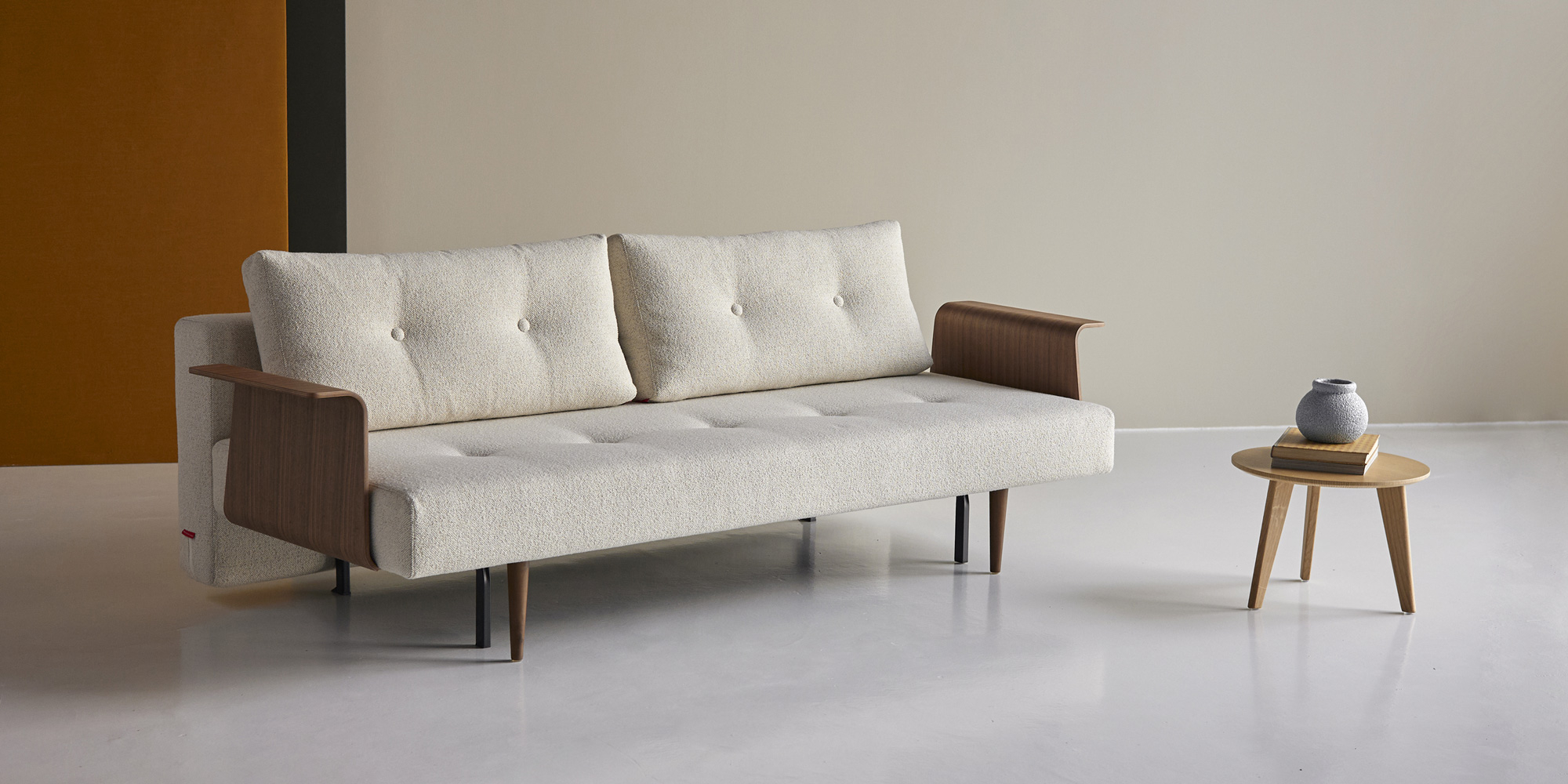 Recast sofa bed z rokonasloni, tkanina 357