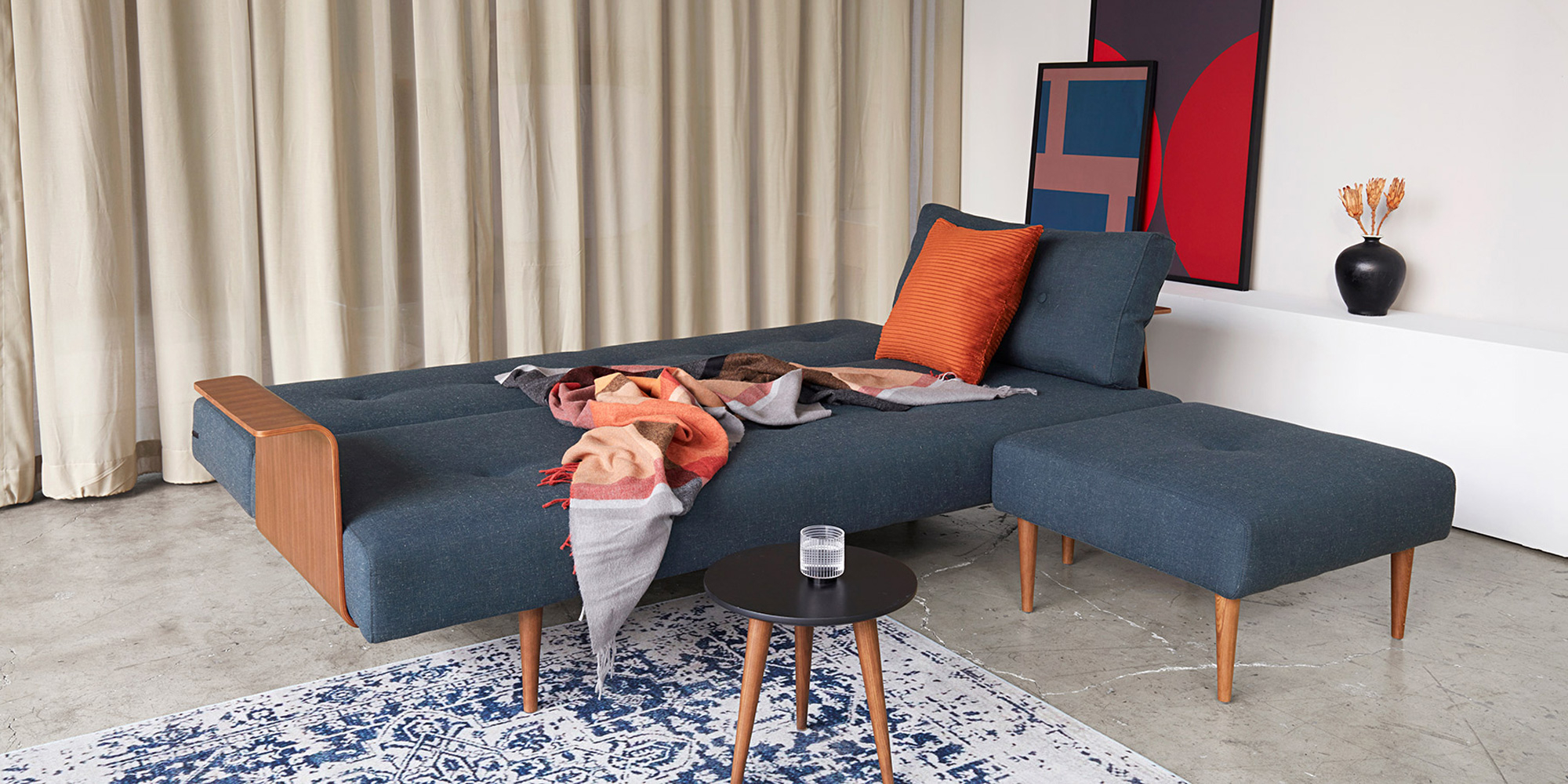 Recast sofa bed, tkanina 515