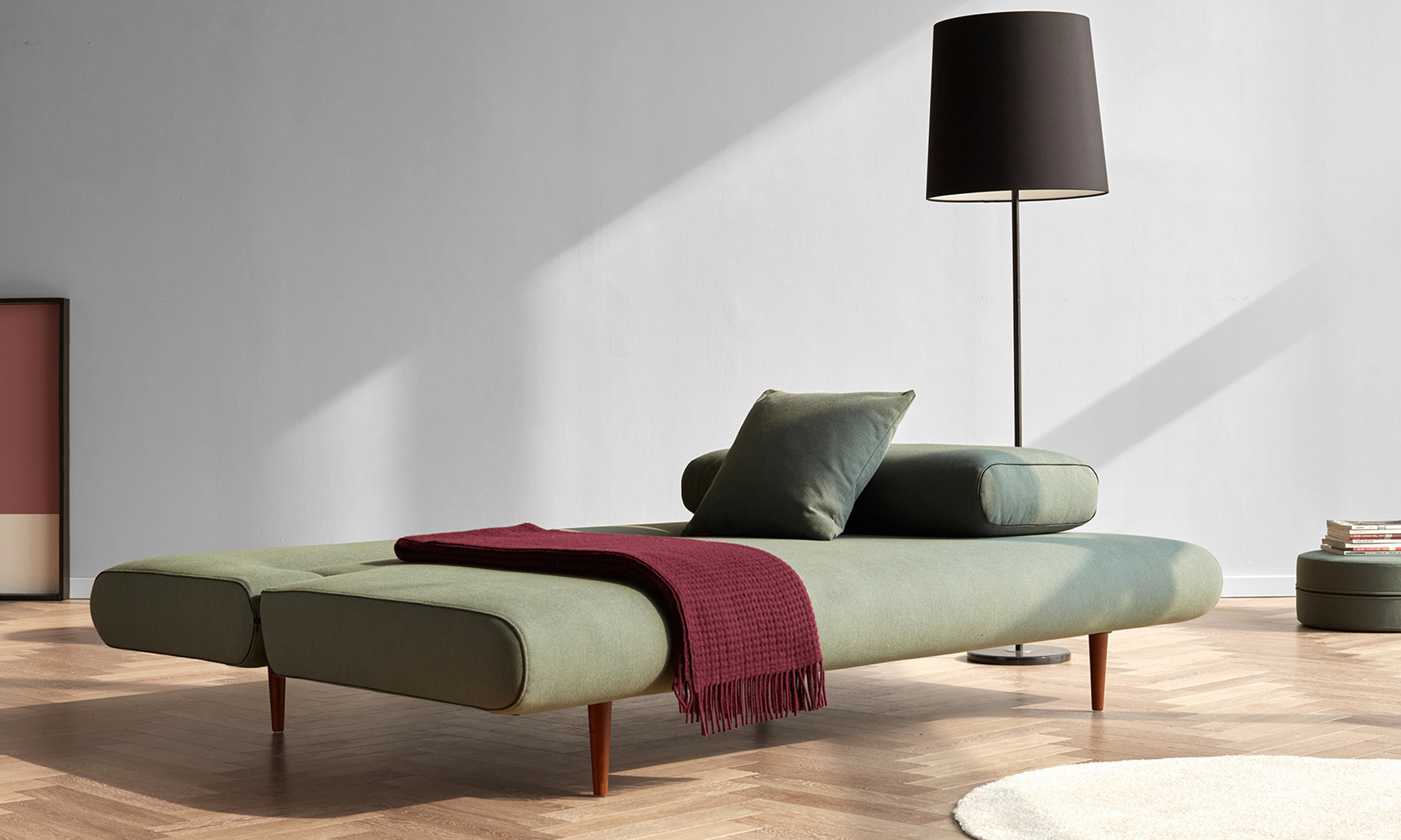 Unfurl Lounger Sofa Bed tkanina 518