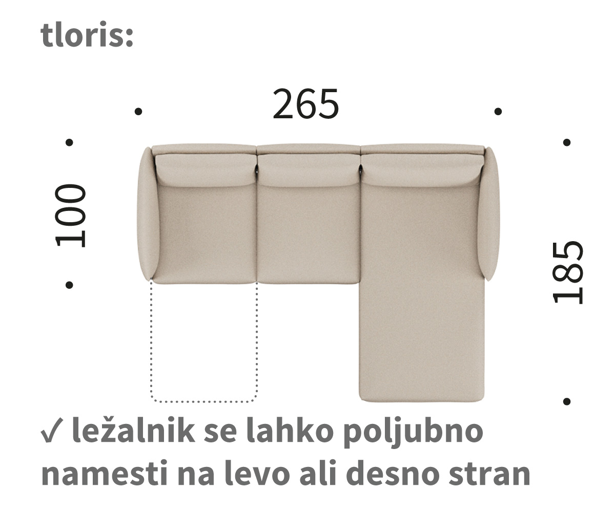kayto B2 kotna sedežna garnitura