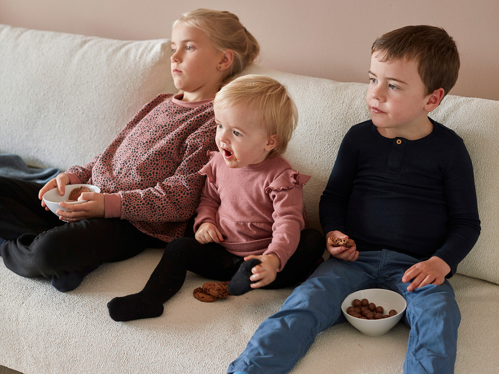 Otroci na kavču Tenksom – brezskrbno uživanje, snemljive prevleke